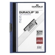 220007-DOSSIER CLIP DURACLIP A4 2200 30h AZ.OS. precio por 25 unidades