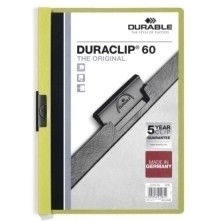 220905-DOSSIER CLIP DURACLIP A4 2209 60h VD.CL. precio por 25 unidades