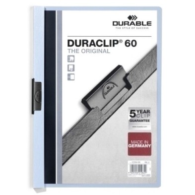 220906-DOSSIER CLIP DURACLIP A4 2209 60h AZ.CL. precio por 25 unidades