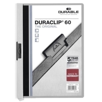 220910-DOSSIER CLIP DURACLIP A4 2209 60h GRIS precio por 25 unidades