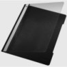 41910095-DOSSIER FASTENER LEITZ PVC A4 TARJ.NEGRO precio por 25 unidades