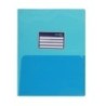 27626-DOSSIER DOBLE BOLSA OFFICE BOX PP A4 AZ precio por 10 unidades