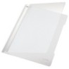 41910001-DOSSIER FASTENER LEITZ PVC A4 TARJ.BLAN. precio por 25 unidades