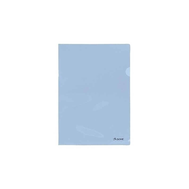 90419-DOSSIER ANG.RECT.DOHE PP 180µ A4 AZUL precio por 8 unidades
