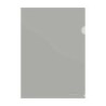 90421-DOSSIER ANG.RECT.DOHE PP 180µ A4 GRIS precio por 8 unidades