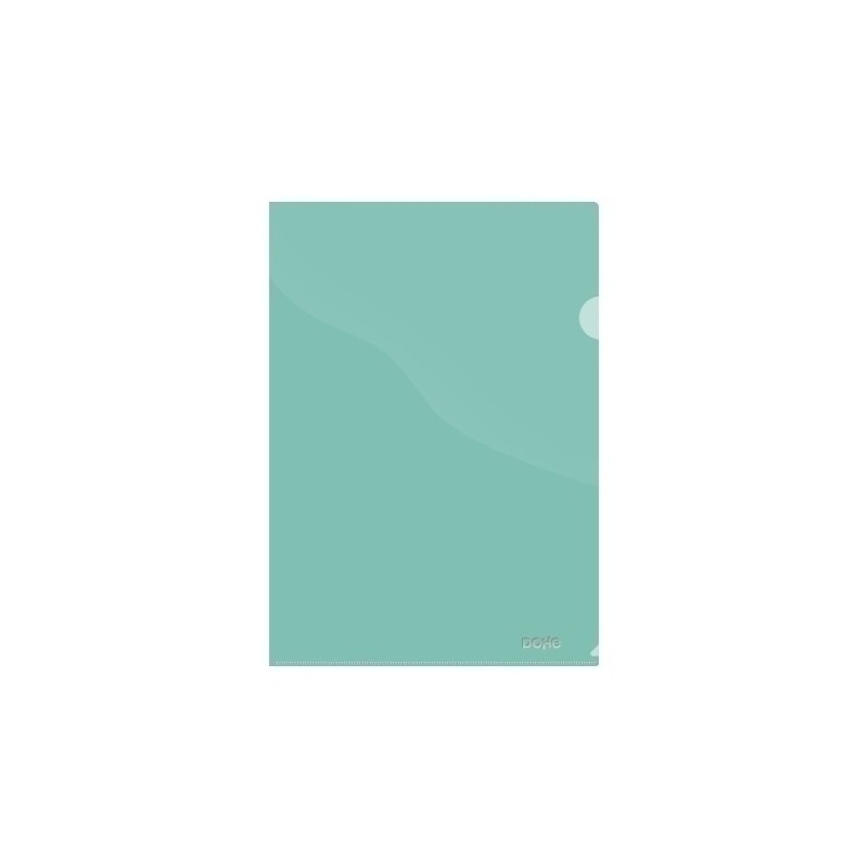 90422-DOSSIER ANG.RECT.DOHE PP 180µ A4 VERDE precio por 8 unidades