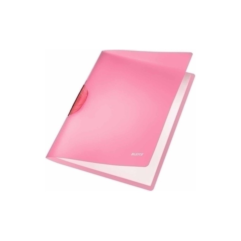 41760125-DOSSIER CLIP LEITZ RAINBOW 30h ROJO precio por 6 unidades