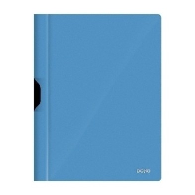 90414-DOSSIER CLIP PP A4 p.MET.30h AZ. precio por 8 unidades