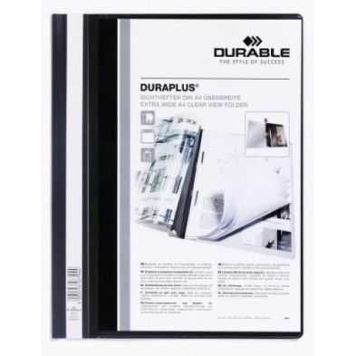 257901-DOSSIER FASTENER DURAPLUS 2579 A4 NEGRO precio por 25 unidades