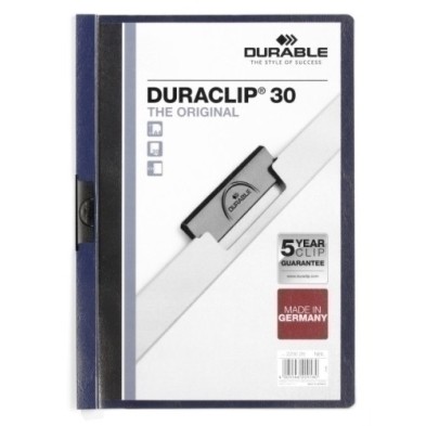 220028-DOSSIER CLIP DURACLIP A4 2200 30h AZ.AT. precio por 25 unidades