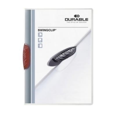 226003-DOSSIER CLIP SWINGCLIP 2260 OP.30h ROJO precio por 25 unidades