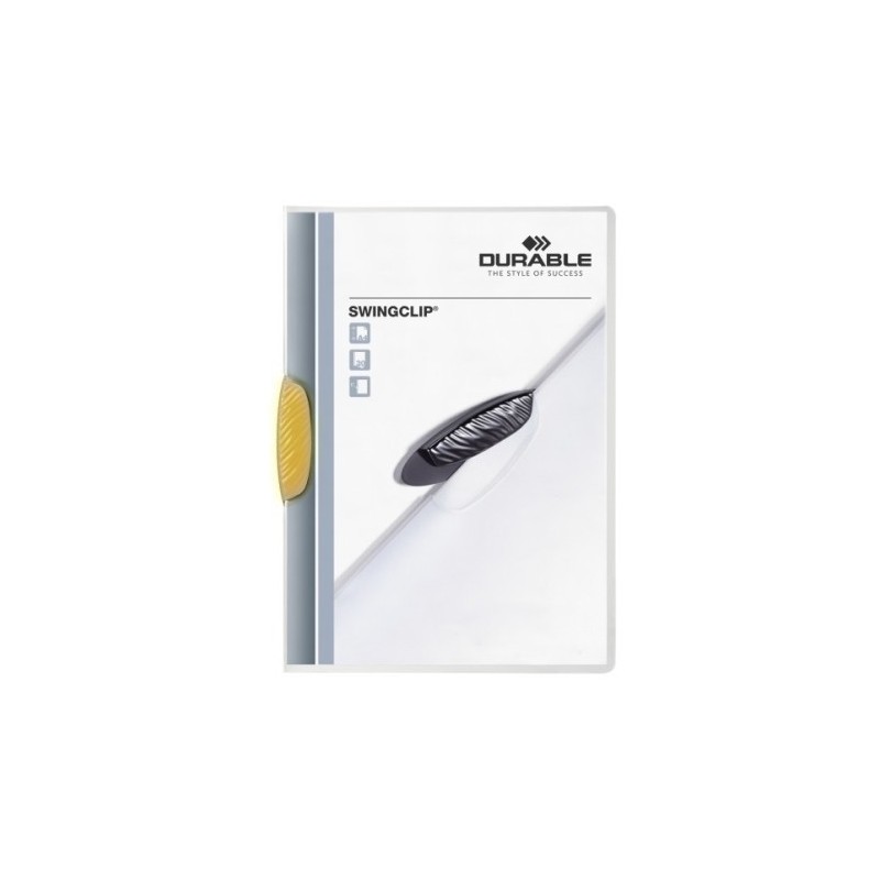 226004-DOSSIER CLIP SWINGCLIP 2260 OP.30h AMAR. precio por 25 unidades