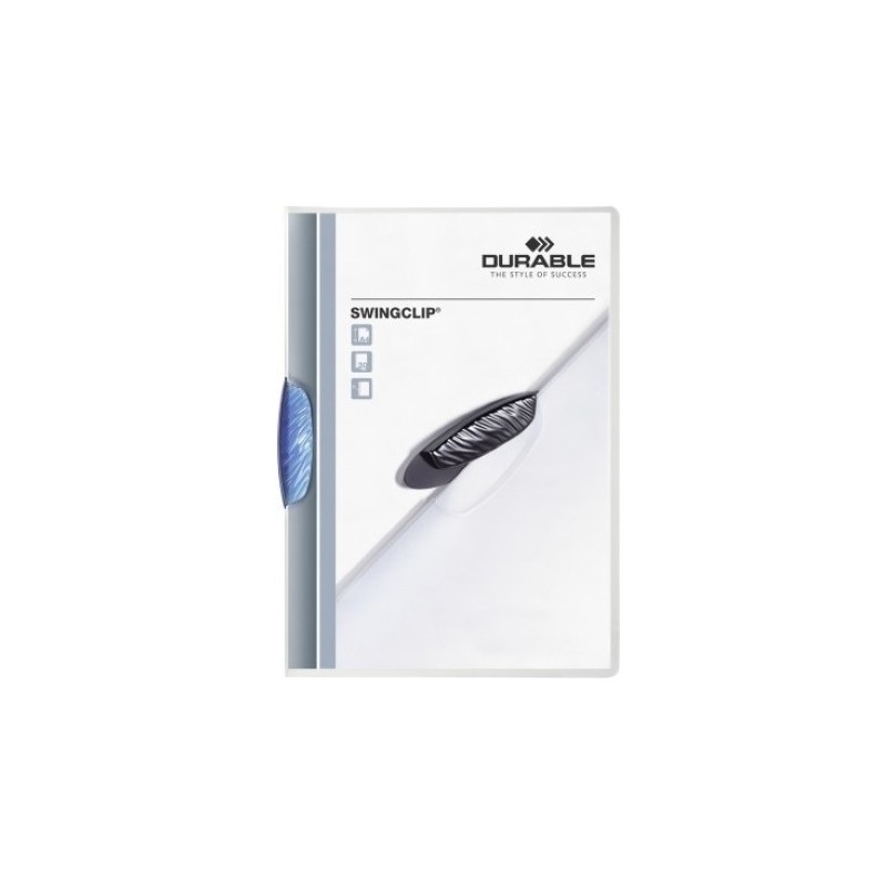 226006-DOSSIER CLIP SWINGCLIP 2260 TR.30h AZUL precio por 25 unidades