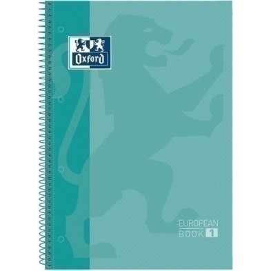 400078125/400046818-BLOCK OXF. EU.BOOK 1 A4 80h HZ. VERDE M precio por 10 unidades