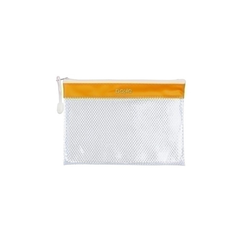 91225-DOSSIER SOBRE DOHE CREM. A5 PVC AMARILLO precio por 12 unidades