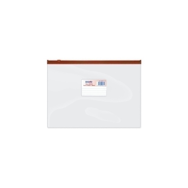99471-DOSSIER SOBRE DOHE ZIP Fº APAIS. PVC ROJ precio por 24 unidades