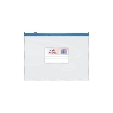 99473-DOSSIER SOBRE DOHE ZIP A5 APAIS.PVC AZUL precio por 24 unidades