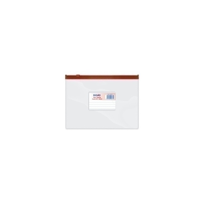 99474-DOSSIER SOBRE DOHE ZIP A5 APAIS.PVC ROJO precio por 24 unidades