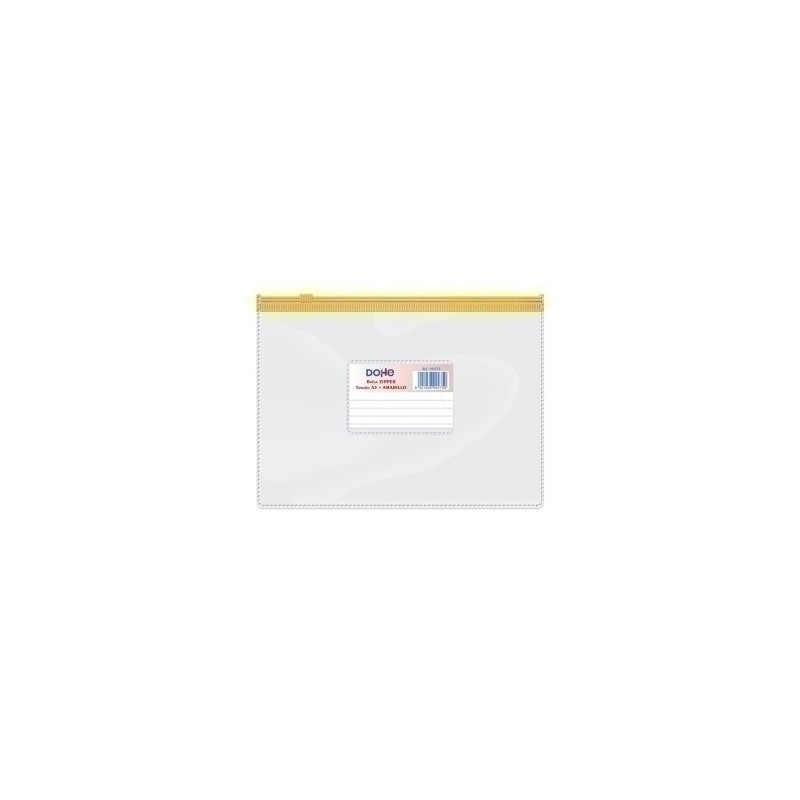 99475-DOSSIER SOBRE DOHE ZIP A5 APAIS.PVC AMAR precio por 24 unidades