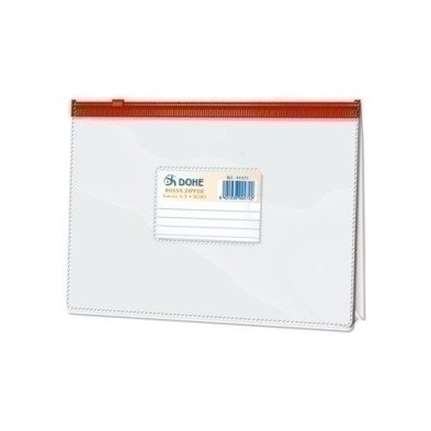 91201-DOSSIER SOBRE DOHE ZIP A5 EXPANDIBLE ROJ precio por 24 unidades