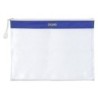 91217-DOSSIER SOBRE DOHE CREM. A4 PVC AZUL precio por 12 unidades