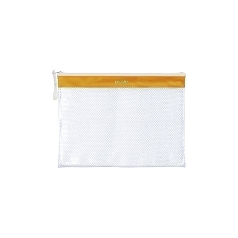 91219-DOSSIER SOBRE DOHE CREM. A4 PVC AMARILLO precio por 12 unidades