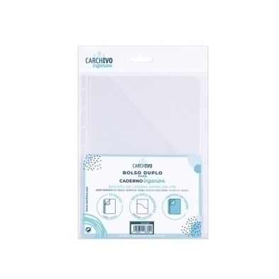 66134001-DOSSIER DOBLE BOLSA CARCHIVO INGENIOX A4 precio por 25 unidades