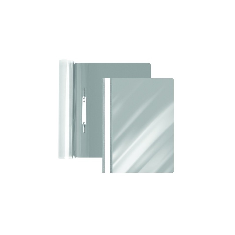 91150-DOSSIER FASTENER FOROFIS PVC A4 GRIS precio por 12 unidades