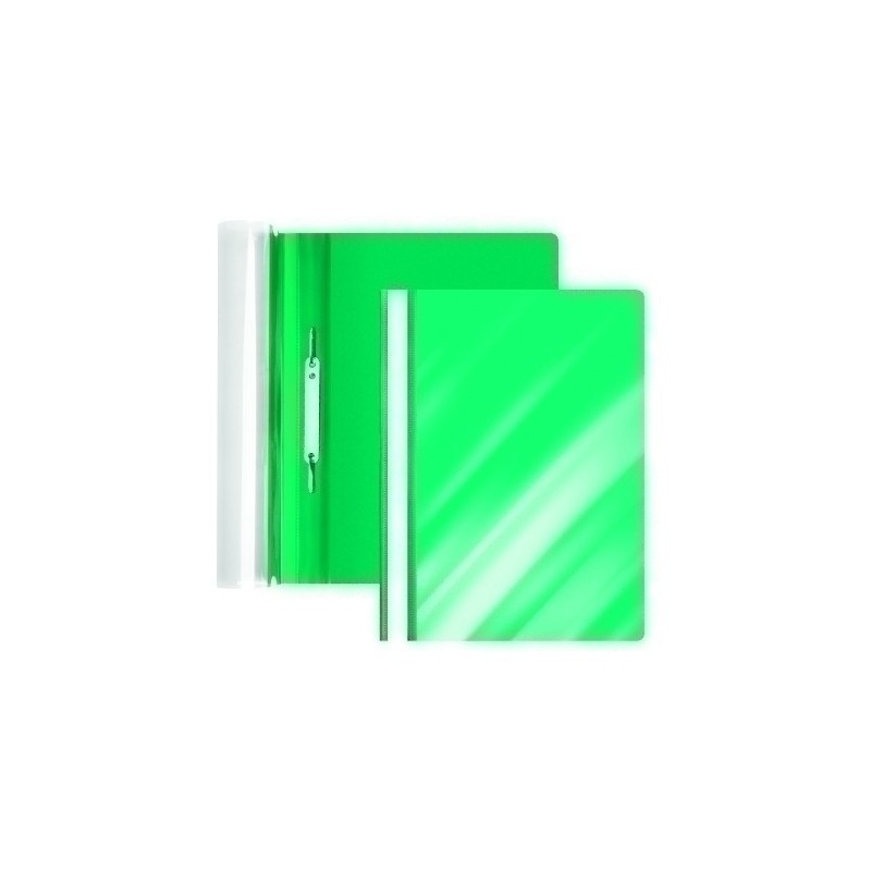 91152-DOSSIER FASTENER FOROFIS PVC A4 VERDE precio por 12 unidades