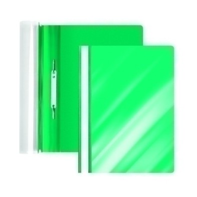 91152-DOSSIER FASTENER FOROFIS PVC A4 VERDE precio por 12 unidades