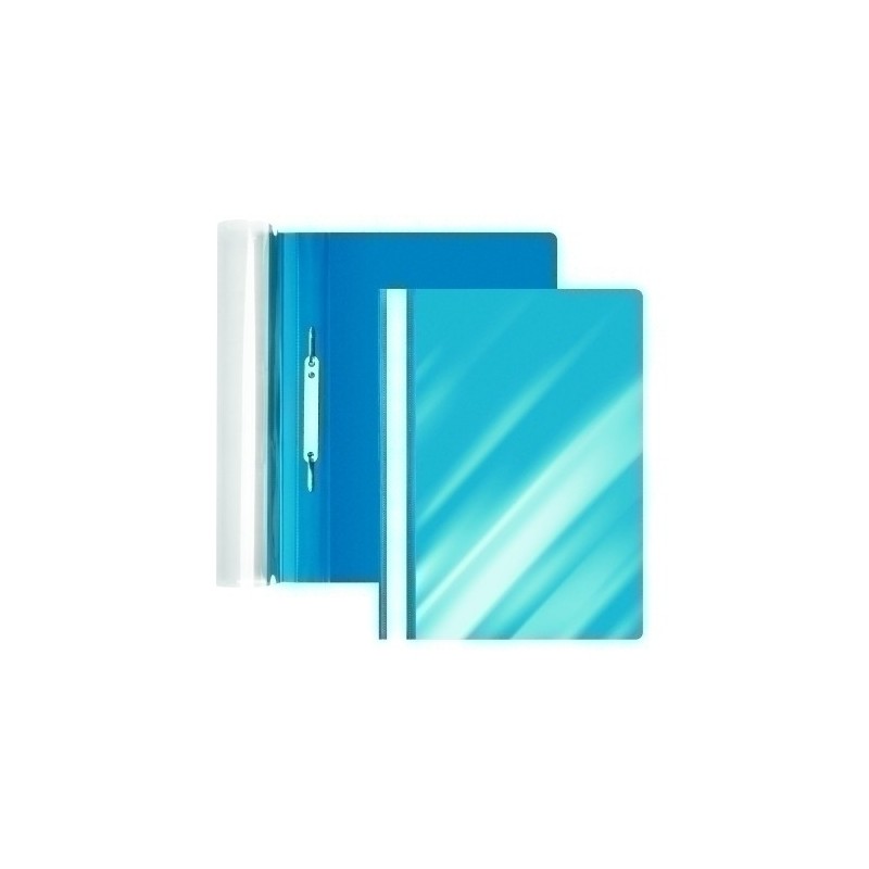 91153-DOSSIER FASTENER FOROFIS PVC A4 AZUL precio por 12 unidades