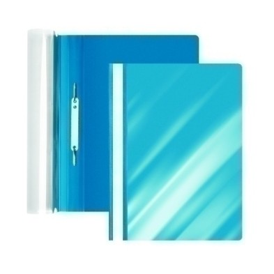 91153-DOSSIER FASTENER FOROFIS PVC A4 AZUL precio por 12 unidades