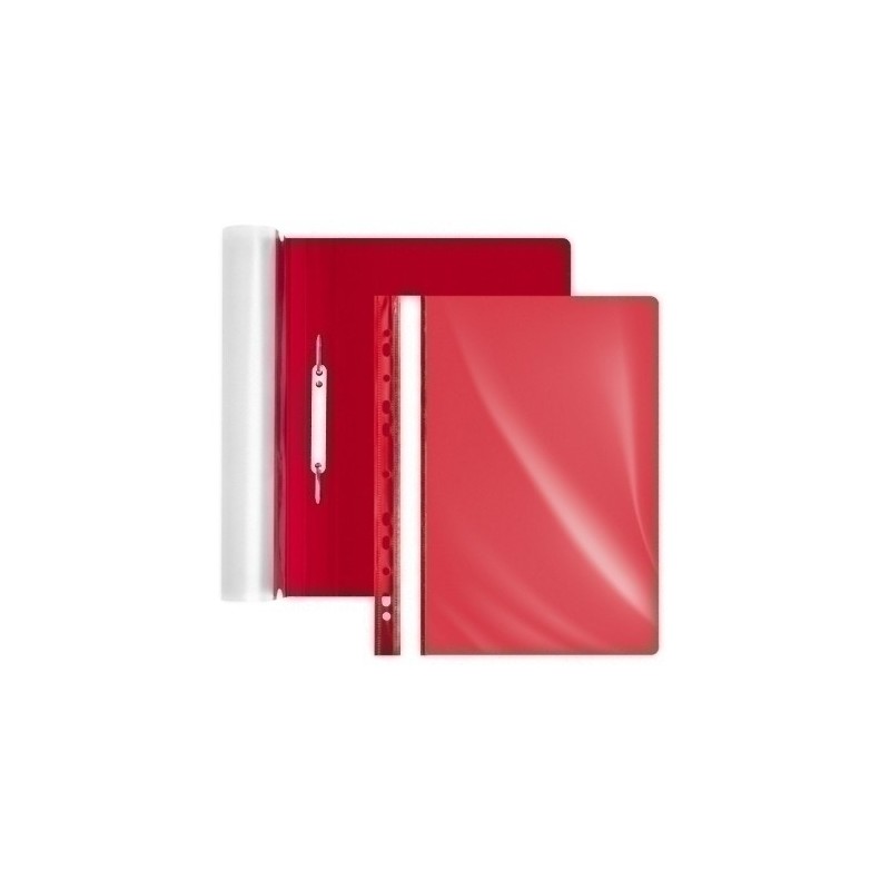 91217-DOSSIER CLIP FOROFIS PVC A4 ROJO precio por 12 unidades