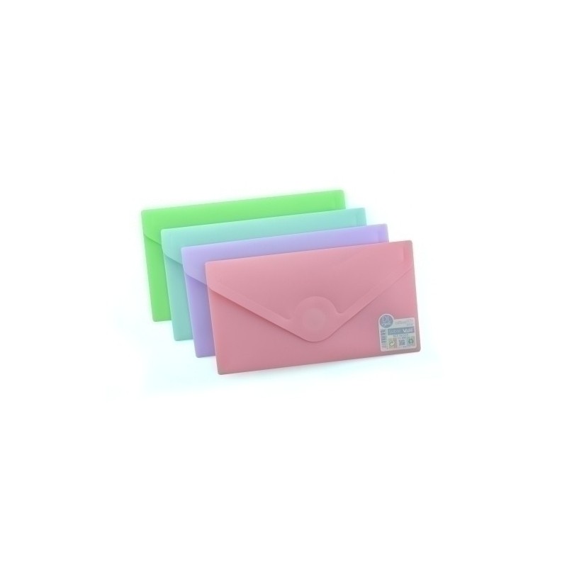 90505-DOSSIER SOBRE OB PP V-LOCK RECIBO BLUSH precio por 10 unidades
