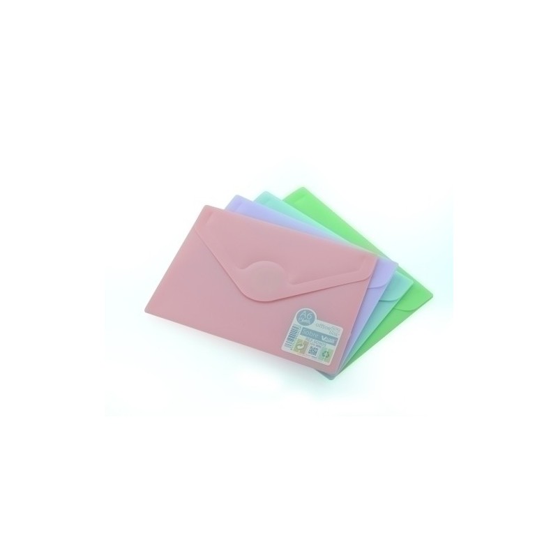 90905-DOSSIER SOBRE OB PP V-LOCK A6 BLUSH precio por 10 unidades
