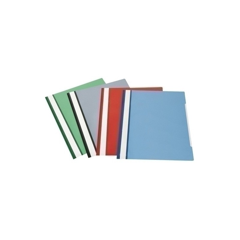 12602-DOSSIER FASTENER ESSELTE PVC A4 ROJO precio por 50 unidades