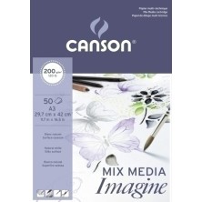 C200006007-BLOC DIBUJO CANSON IMAGINE ENCOL. A3 200 precio por 1 unidades