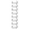 54450-CANU.WIRE-O FW. (34)  6 mm PLATA C/100 precio por 1 unidades