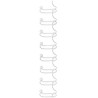 53258-CANU.WIRE-O FW. (34)  8 mm BLANCO C/100 precio por 1 unidades