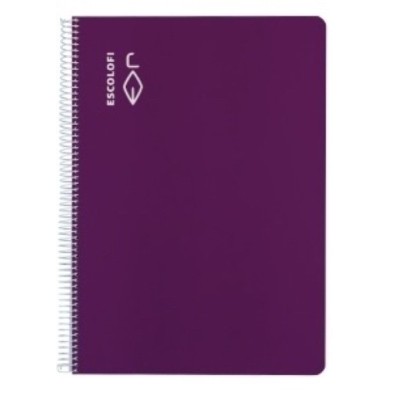 180944406-BLOCK ESCOLOFI A4 80h CD.5 70g PT. VIOLE precio por 5 unidades