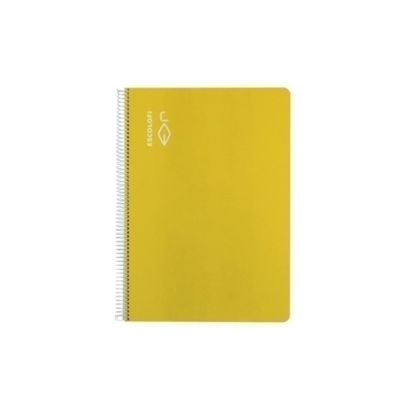 180945403-BLOCK ESCOLOFI A4 80h CD.4 70g AMARILLO precio por 5 unidades