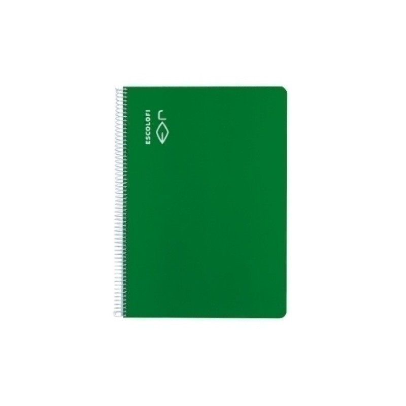 180945404-BLOCK ESCOLOFI A4 80h CD.4 70g VERDE precio por 5 unidades