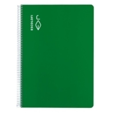 180945404-BLOCK ESCOLOFI A4 80h CD.4 70g VERDE precio por 5 unidades