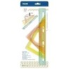 359801NL-EQUIPO DIBUJO MILAN NEW LOOK 30 cm precio por 1 unidades