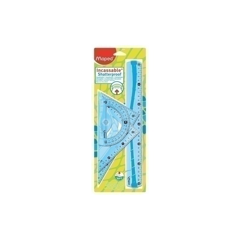244304-EQUIPO DIBUJO MAPED 4 PIEZAS FLEXIBLE precio por 20 unidades