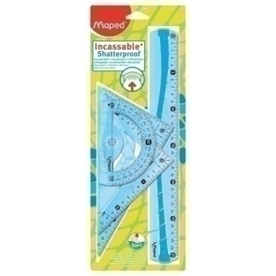 244304-EQUIPO DIBUJO MAPED 4 PIEZAS FLEXIBLE precio por 20 unidades