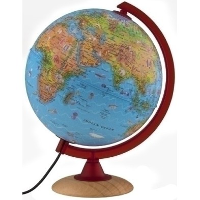 0325CRZOSPLLR-ESFERA TECNODIDAT.FyP CIRCUS C/LUZ 25cm precio por 1 unidades
