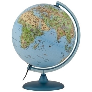 0325SASASPLBB-ESFERA TECNODIDAT.FyP SAFARI C/LUZ 25cm precio por 1 unidades