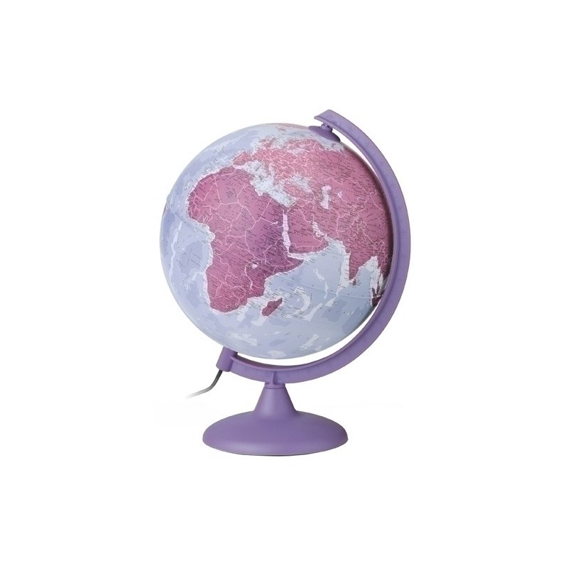 0325PUPVSPLPP-ESFERA TECNODIDAT.FyP PURPLE C/LUZ 25cm precio por 1 unidades