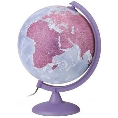 0325PUPVSPLPP-ESFERA TECNODIDAT.FyP PURPLE C/LUZ 25cm precio por 1 unidades